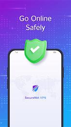 SecureNet VPN ဖန်သားပြင်ဓာတ်ပုံ 1