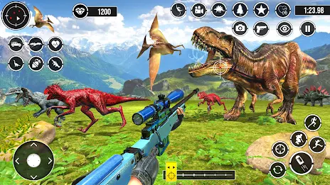 Real Dino Hunting 3D shooting ภาพหน้าจอ 3