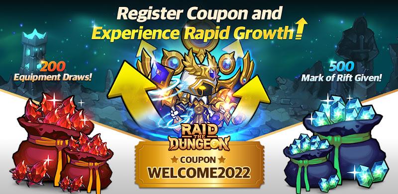 Raid the Dungeon : Idle RPG Tangkapan skrin 0