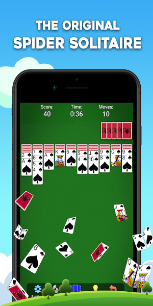 Spider Solitaire: Card Games Tangkapan skrin 1