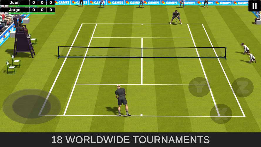Tennis Slice: World Tour Captura de tela 0