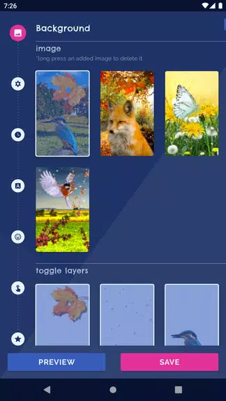 Parallax Nature Live Wallpaper Скриншот 0