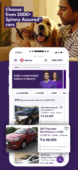 Spinny - Buy & Sell Used Cars 螢幕截圖 1