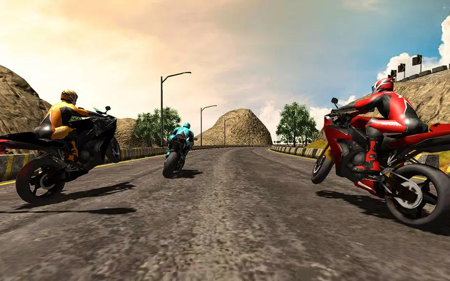 Schermata Mountain Moto Bike Racing Game 1