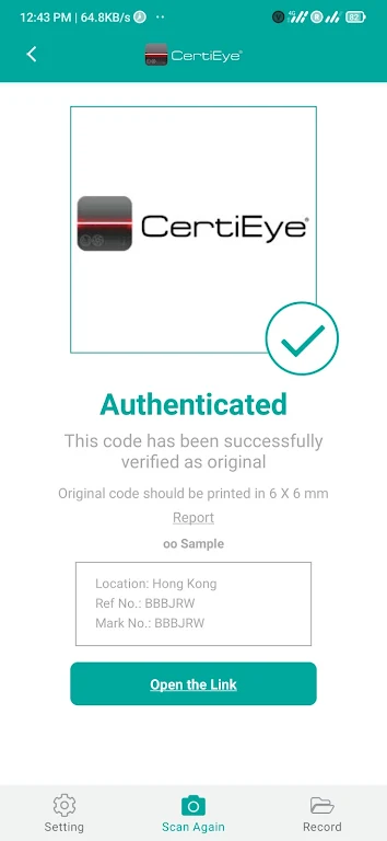 CertiEye Schermafbeelding 1