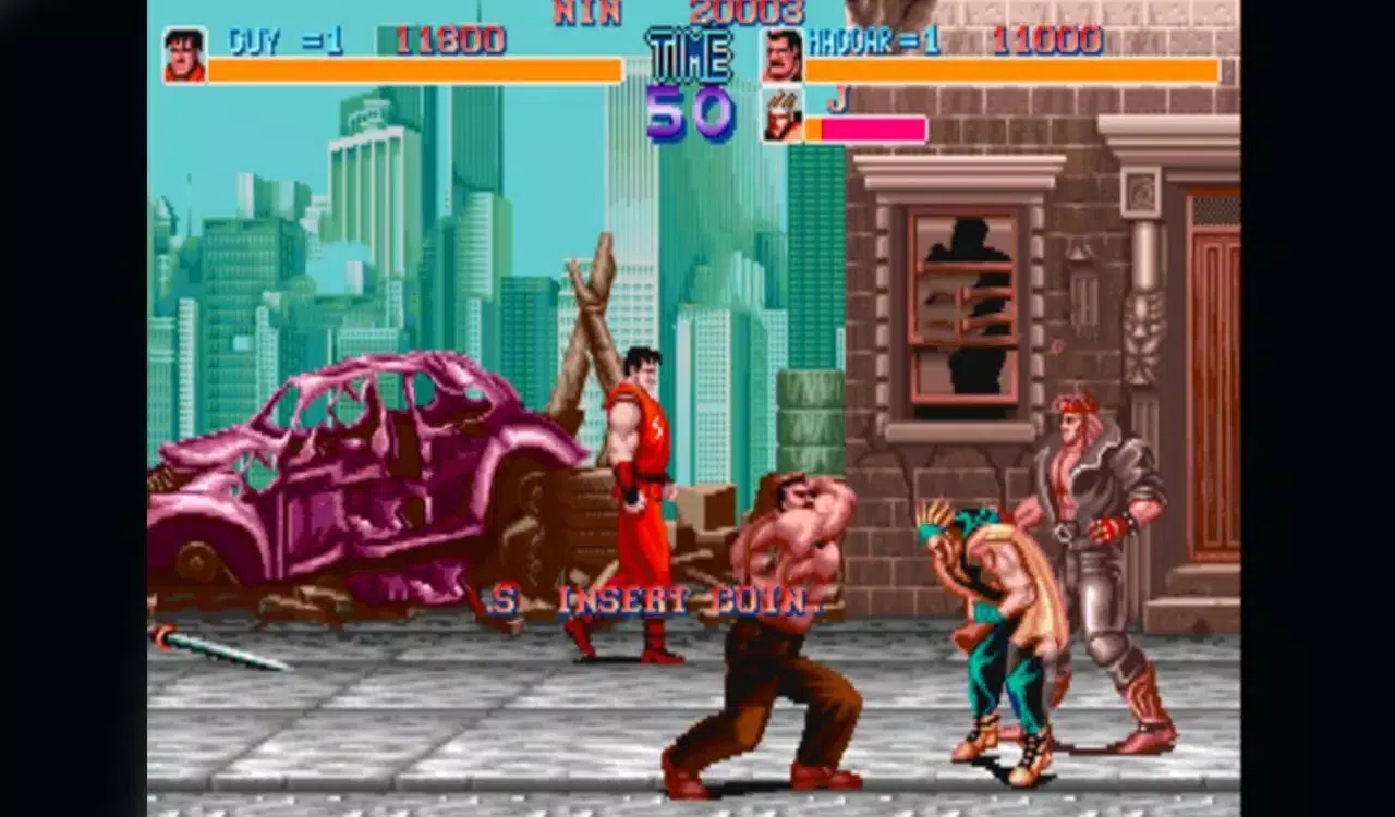 Final fight arcade game 1989 スクリーンショット 0