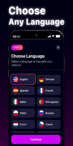 AiDub: AI Video Translator ဖန်သားပြင်ဓာတ်ပုံ 1