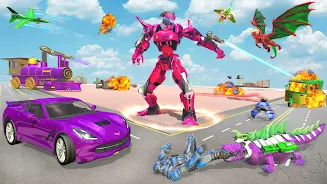 Croc Robot Car Game:Robot Game Tangkapan skrin 3