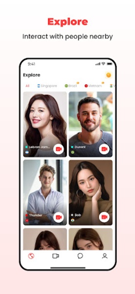 WeLive - Video Chat&Meet Скриншот 2