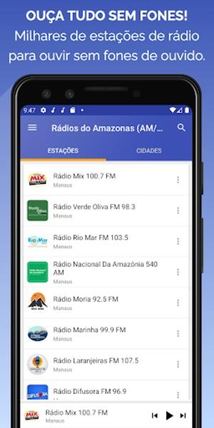 Rádios do Amazonas (AM/FM) Ảnh chụp màn hình 2