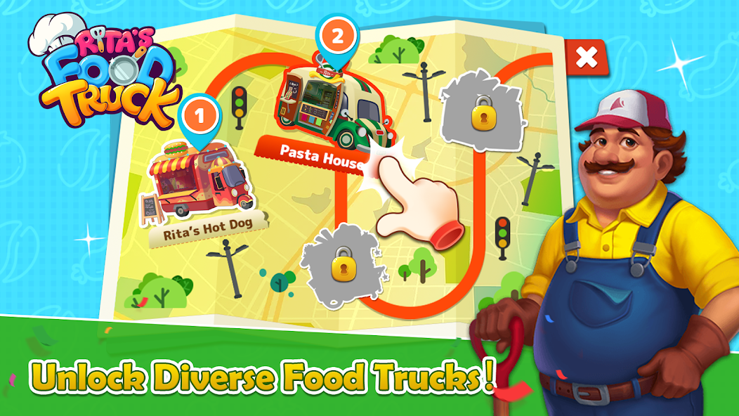 Rita's Food Truck:Cooking Game Mod Скриншот 1