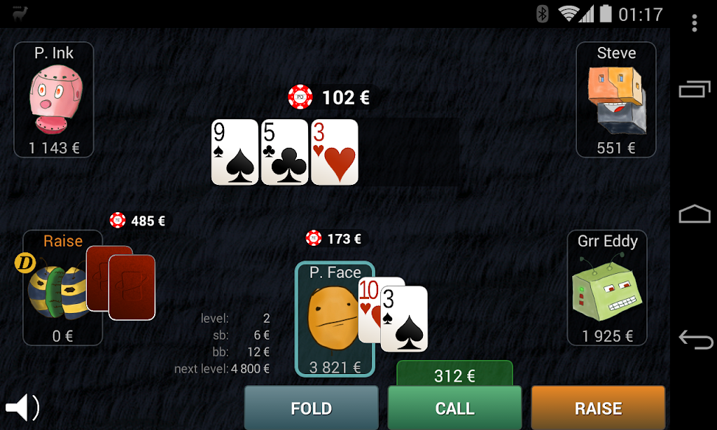 Bots Don’t Bluff Offline Poker应用截图第0张