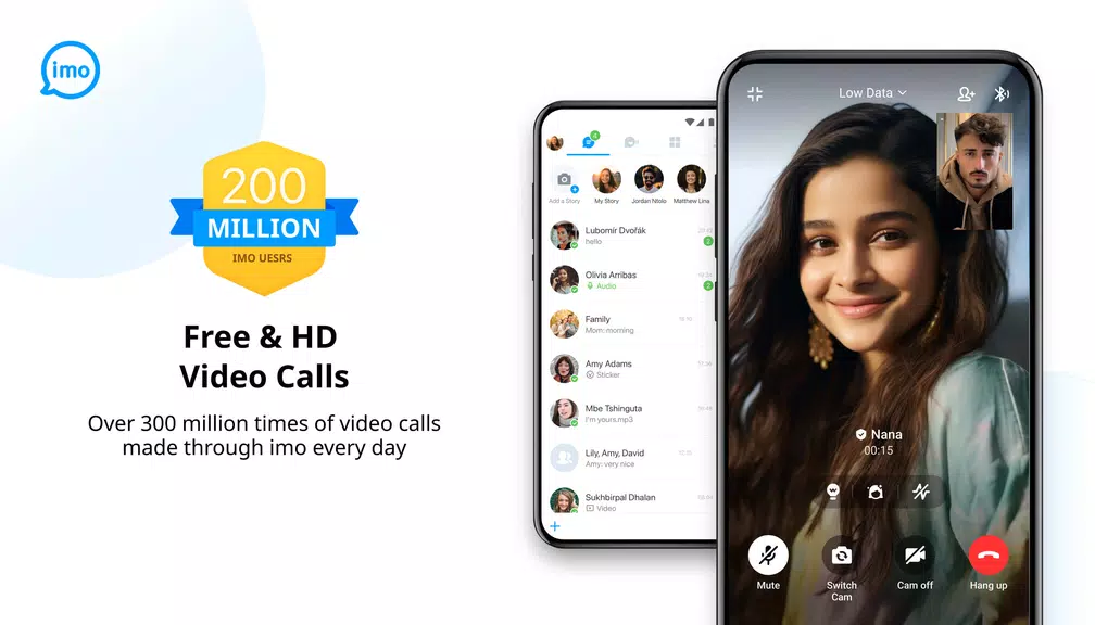imo Lite -video calls and chat 螢幕截圖 0