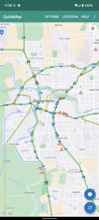 Schermata QuickMap 0