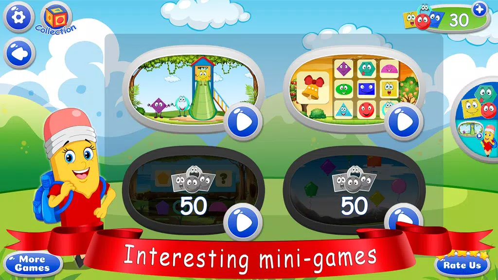 Learn shapes — kids games Скриншот 3