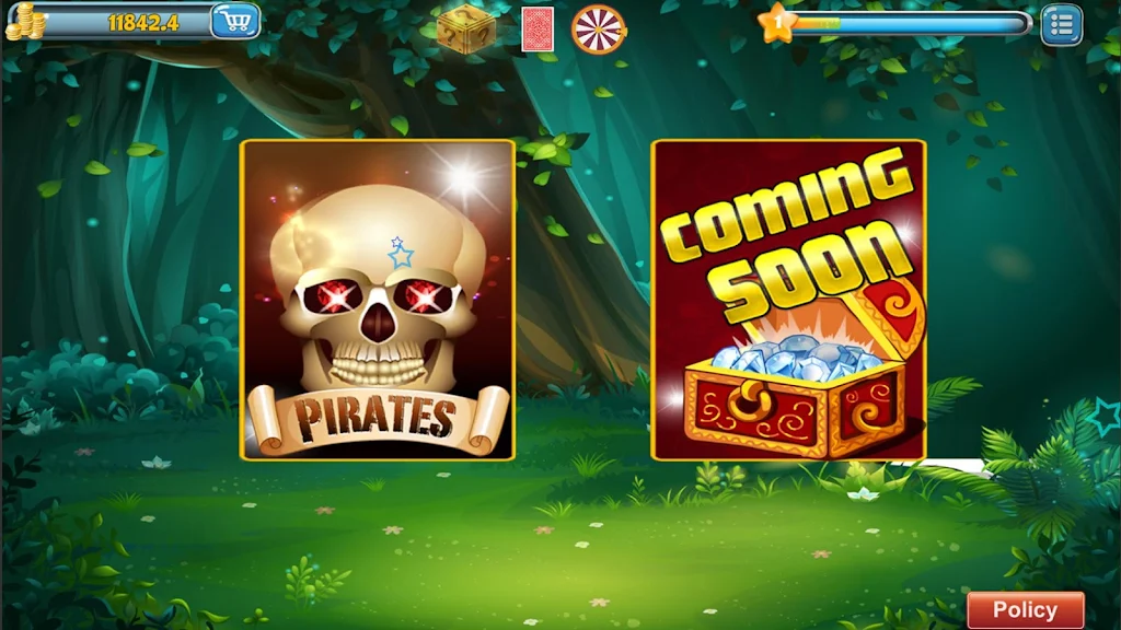 Pirates Slot Machine Treasure Spins Zrzut ekranu 2