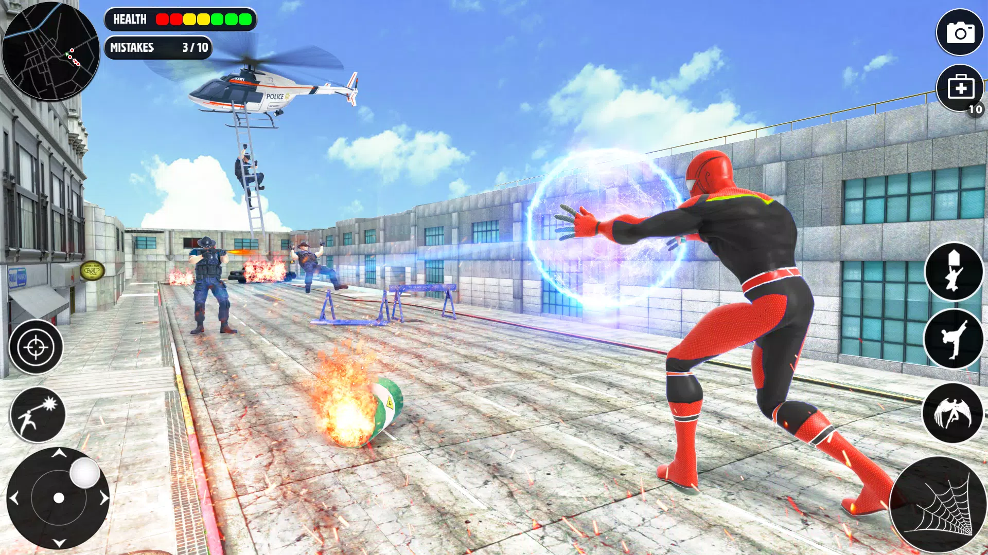 Spider Fighting Man Hero Games Screenshot 1