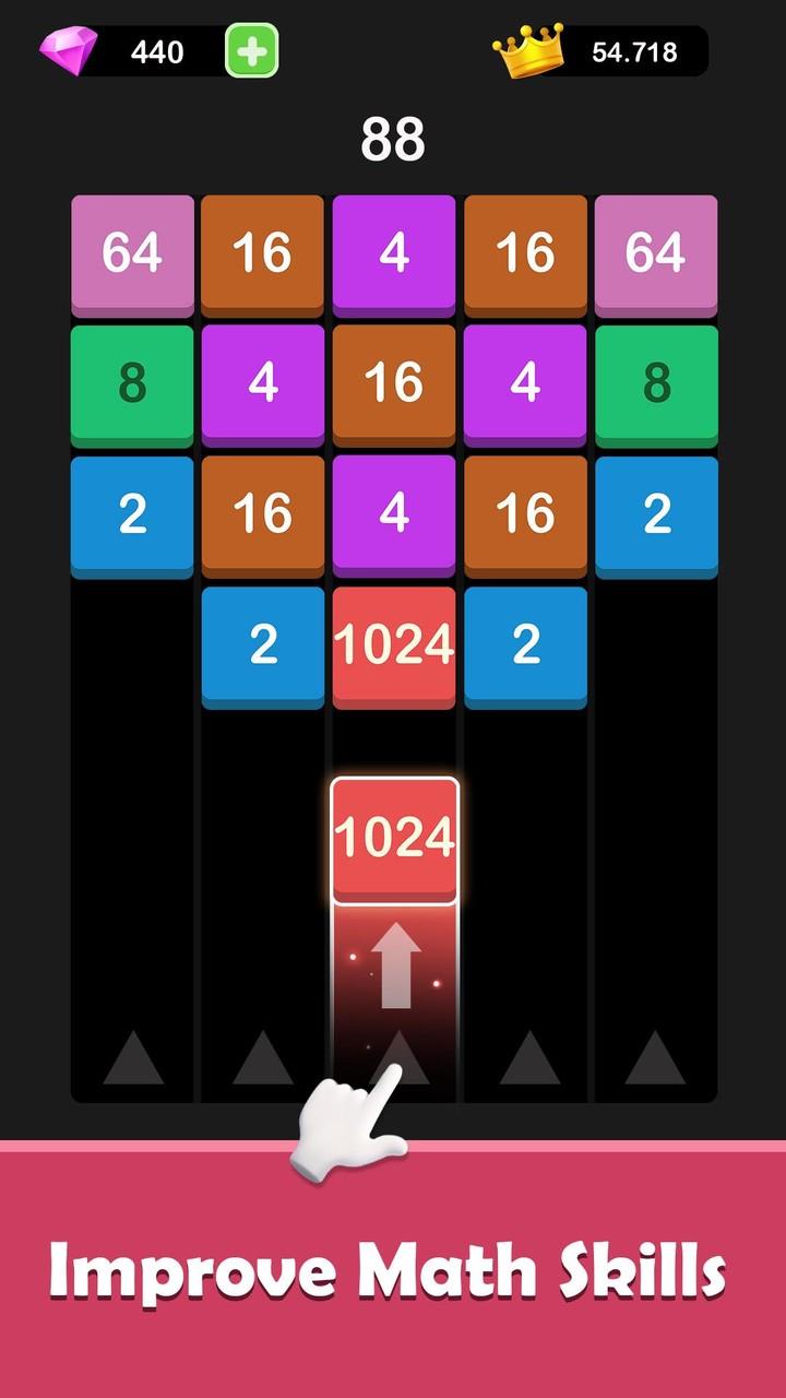 X2 Blocks: 2048 Merge Screenshot 1