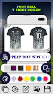 Schermata Football Jersey Maker- T Shirt 1