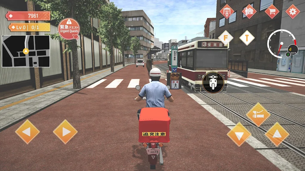 Japan Postman Moto Simulator 螢幕截圖 1