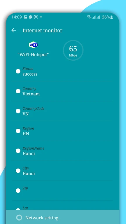 Schermata Speed Test Meter: WiFi, 5G, 4G 2