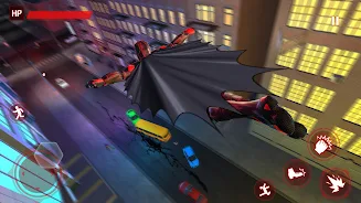 Bat Hero Spider Superhero Game Ảnh chụp màn hình 1