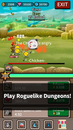 Lonely Knight : Idle RogueLike Screenshot 1