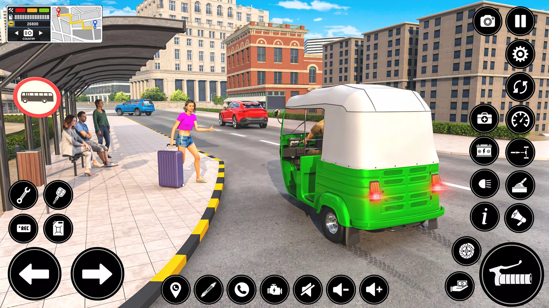 Auto Tuk Tuk Rickshaw Game 스크린샷 0