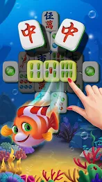 Mahjong Fish Solitaire Match Zrzut ekranu 1