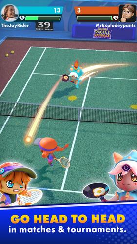 Super Champs: Racket Rampage Скриншот 1