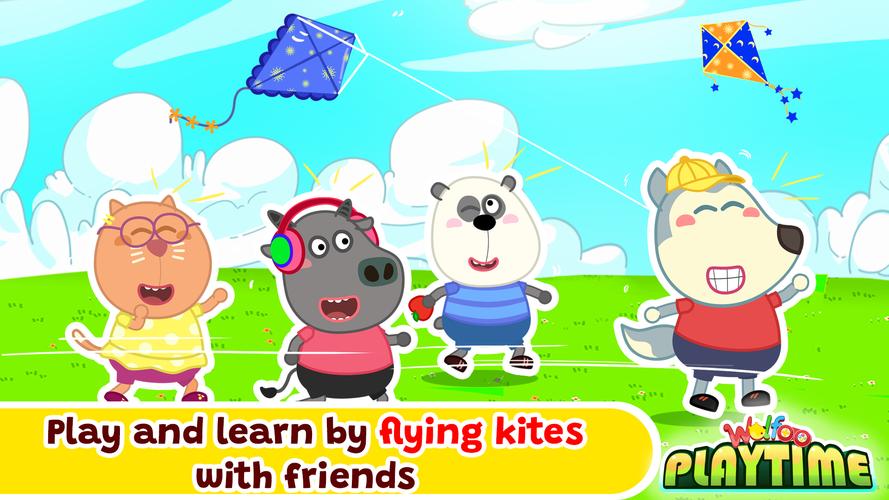 Wolfoo Playtime School Stories 스크린샷 1