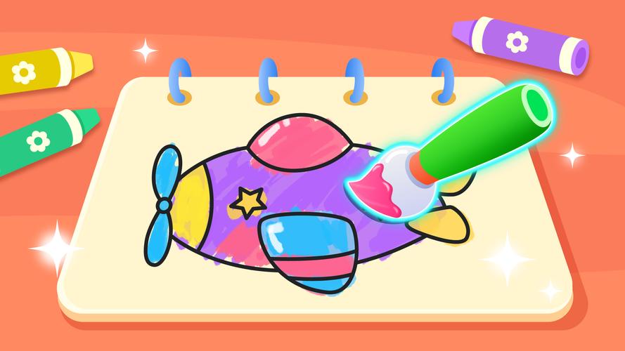 DuDu Color Painting Game Скриншот 2