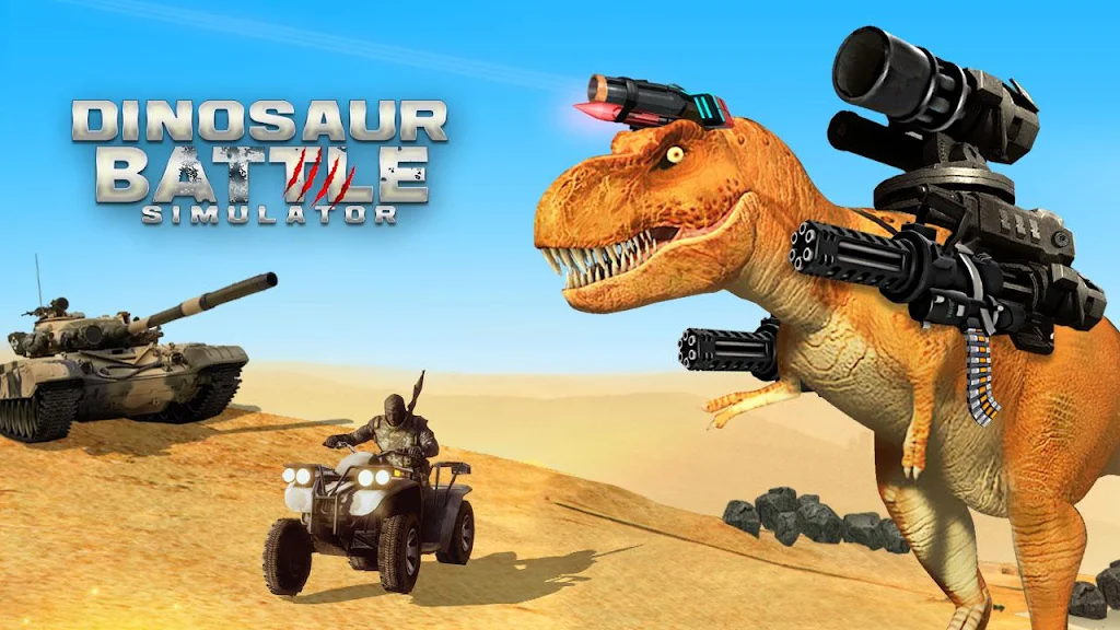 Dinosaur Battle Simulator Tangkapan skrin 0