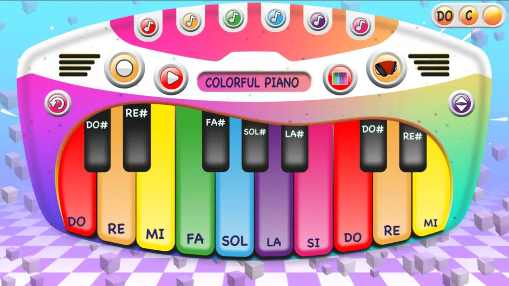 Colorful Piano Tangkapan skrin 0