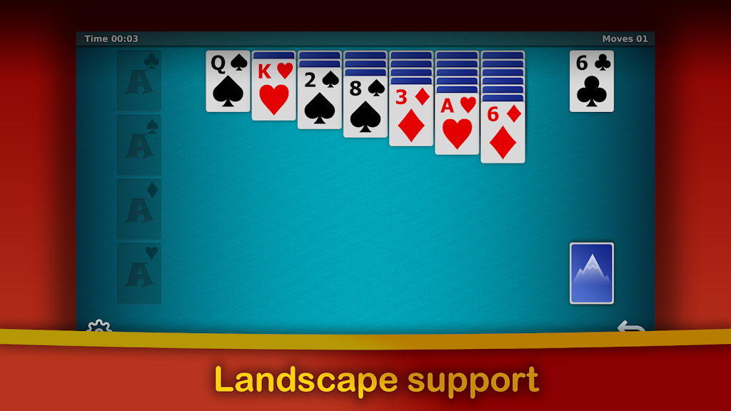 Klondike Solitaire - Free スクリーンショット 2