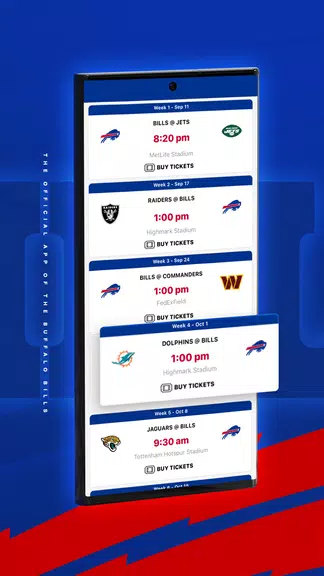 Buffalo Bills Mobile 螢幕截圖 2