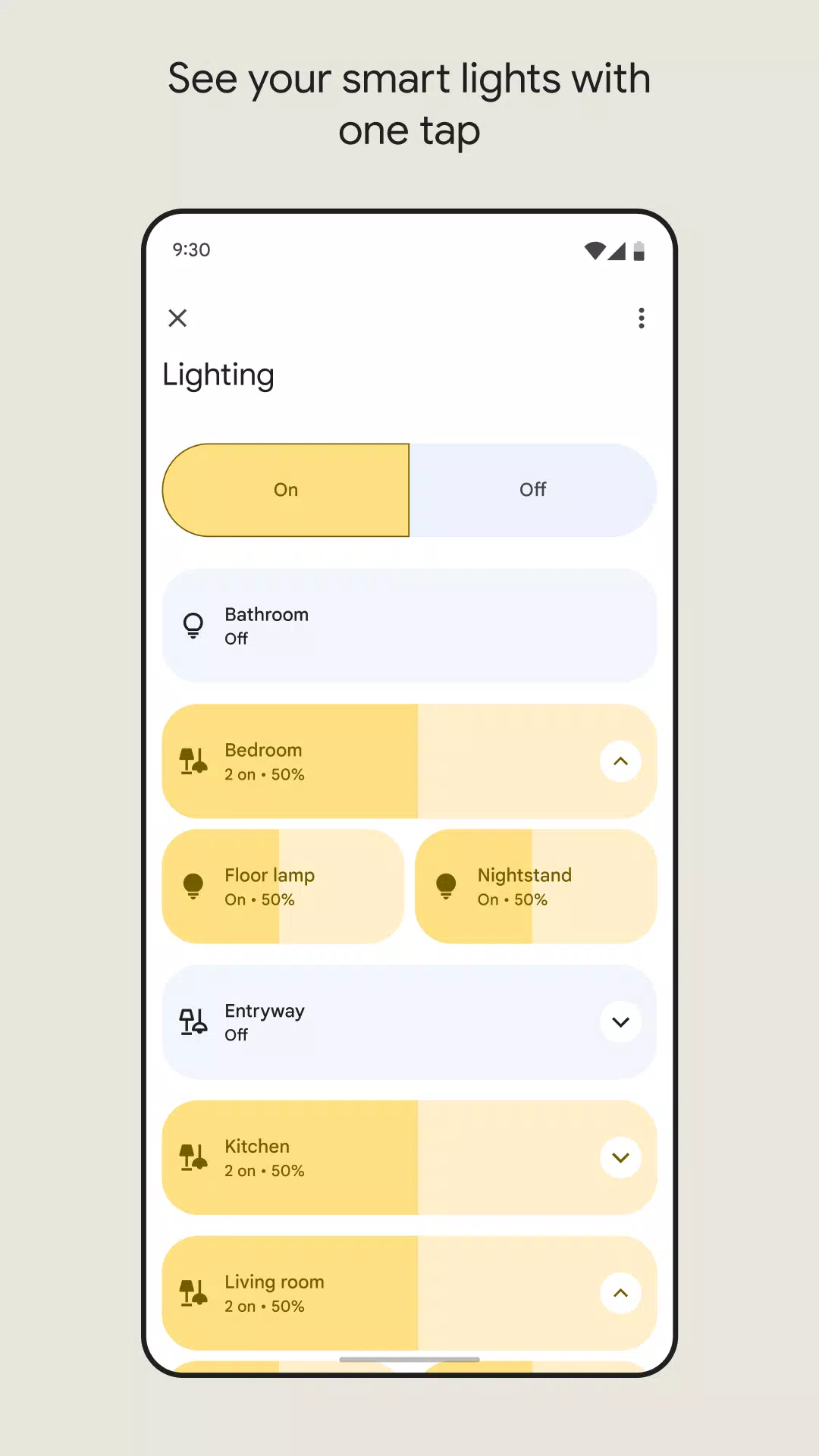 Google Home ဖန်သားပြင်ဓာတ်ပုံ 2