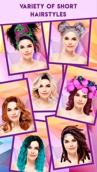 Woman Hairstyle Photo Editor应用截图第1张