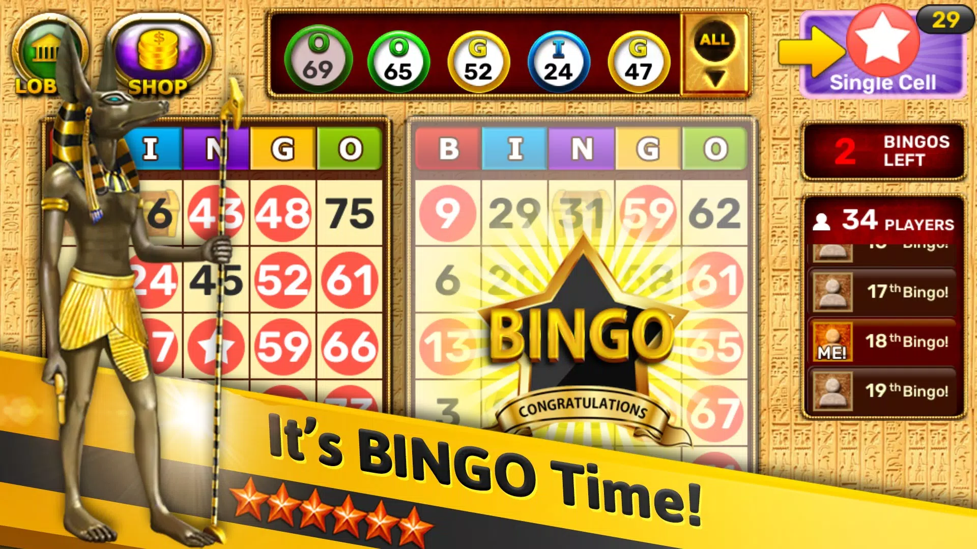 Bingo - Pharaoh's Way Ảnh chụp màn hình 0