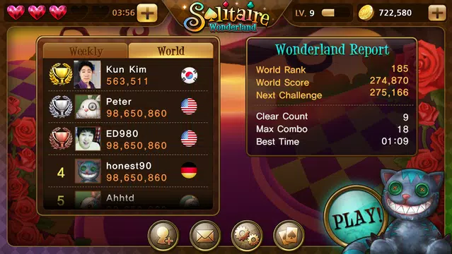 Solitaire Wonderland Ekran Görüntüsü 2