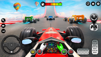 Formula Car Racing: Mega Ramp 스크린샷 1