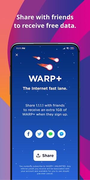 1.1.1.1 + WARP: Safer Internet Screenshot 2