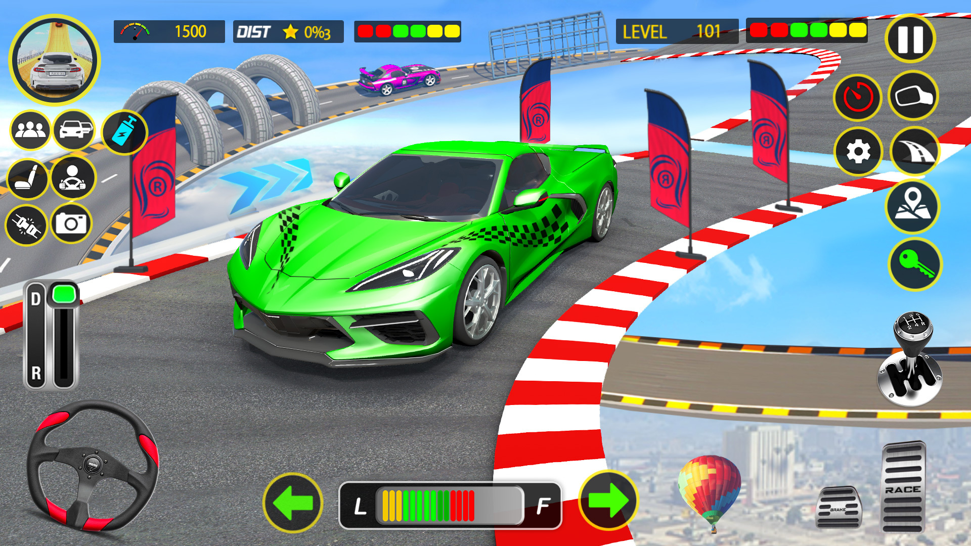 Ramp Car Stunts GT Car Game Captura de tela 2