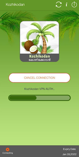 Schermata Kozhikodan VPN 3