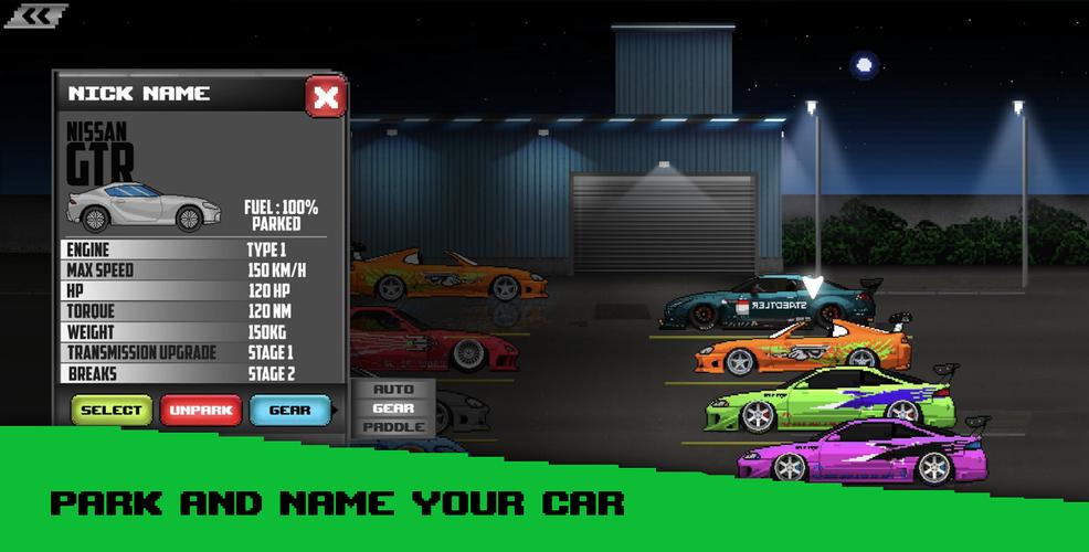 Pixel Car: Reckless Racer Screenshot 3