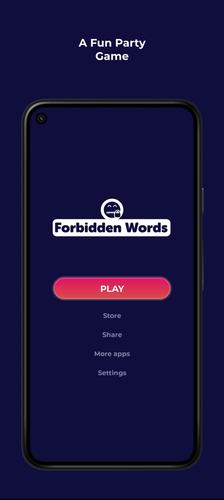 Forbidden Words - Party game 스크린샷 0