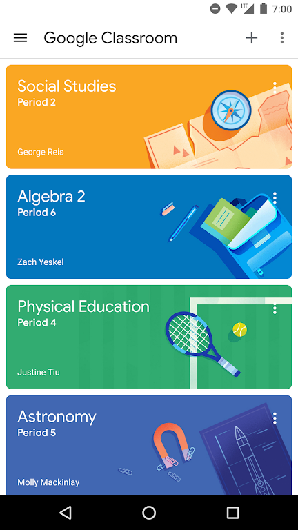 Google Classroom Captura de pantalla 0