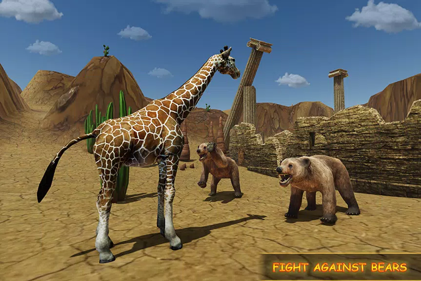 Giraffe Family Life Jungle Sim ဖန်သားပြင်ဓာတ်ပုံ 2