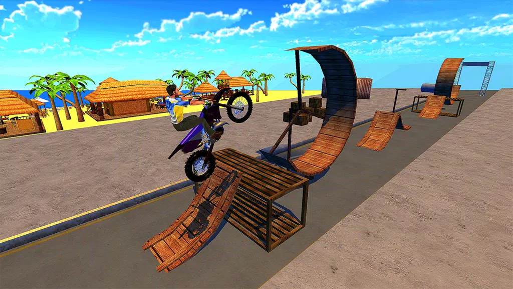 Racing Bike Stunts & Ramp Riding Ảnh chụp màn hình 0