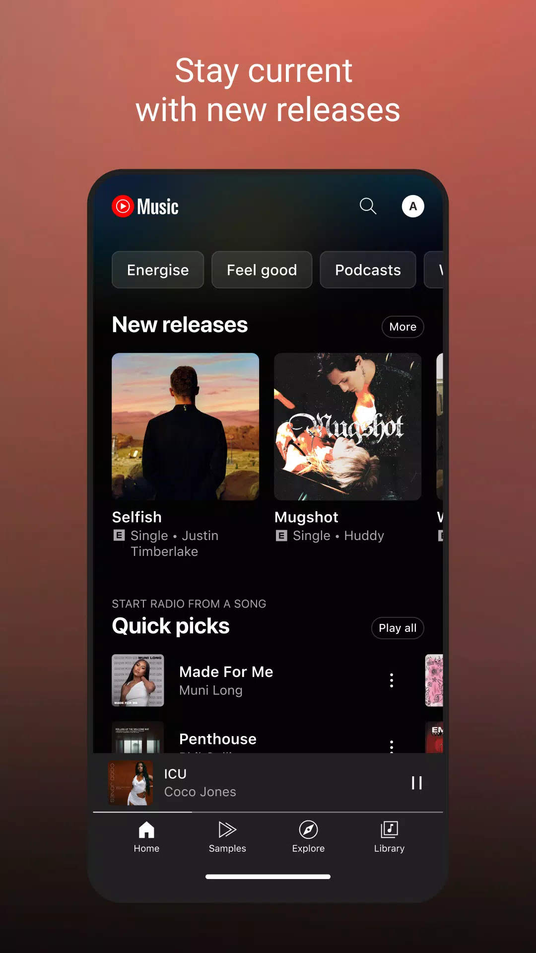 YouTube Music স্ক্রিনশট 1